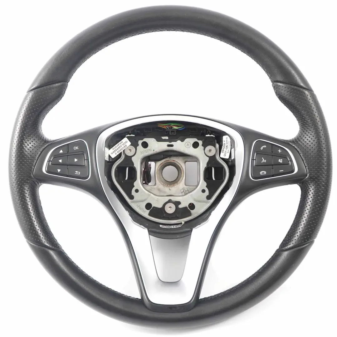 Mercedes W176 W246 C117 Volant Cuir Noir Multifonction - SKU A0014609003 - Numéro de pièce A0014609003