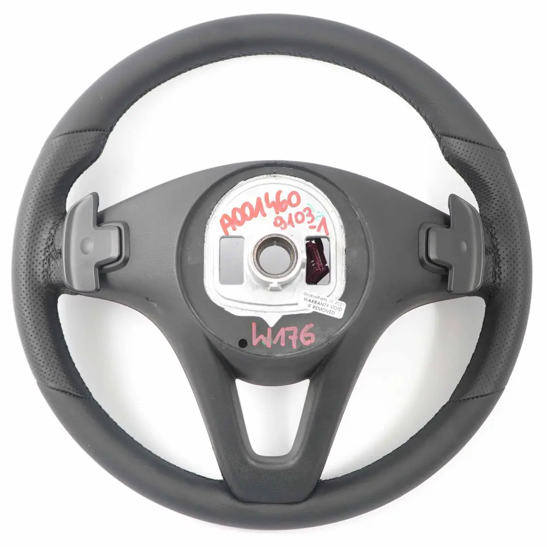 Mercedes C117 W156 W176 W242 W246 NEW Black Leather Steering Wheel Paddle Shift - SKU A0014609103-1 - Part number A0014609103