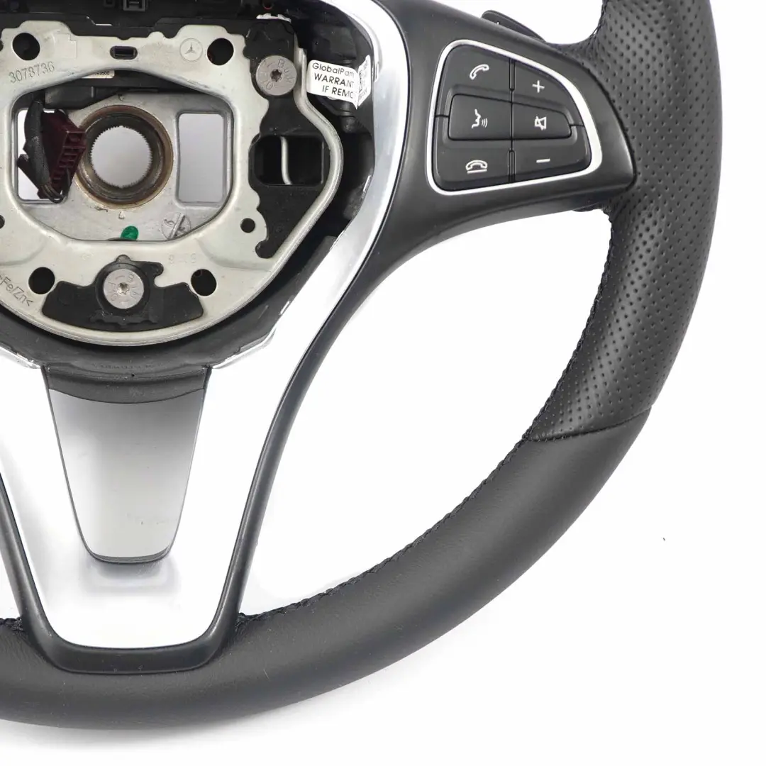 Mercedes C117 W156 W176 W242 W246 NEW Black Leather Steering Wheel Paddle Shift - SKU A0014609103-1 - Part number A0014609103