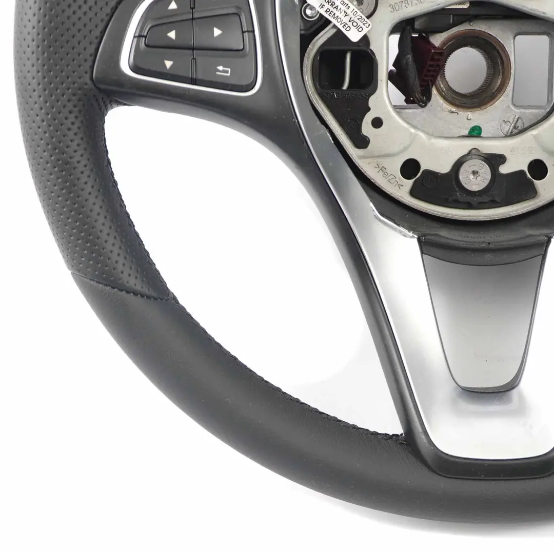 Mercedes C117 W156 W176 W242 W246 NEW Black Leather Steering Wheel Paddle Shift - SKU A0014609103-1 - Part number A0014609103