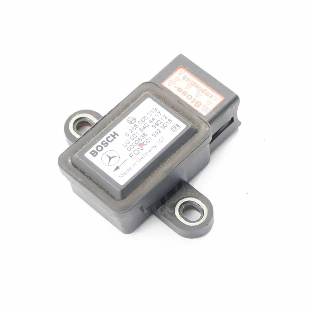 Sensore Imbardata Mercedes W210 W220 ESP Modulo Velocità Rotazione per con numero di parte A0015429018 Sensore Imbardata Mercedes W210 W220 ESP Modulo Velocità Rotazione - SKU A0015429018 - Numero di parte A0015429018