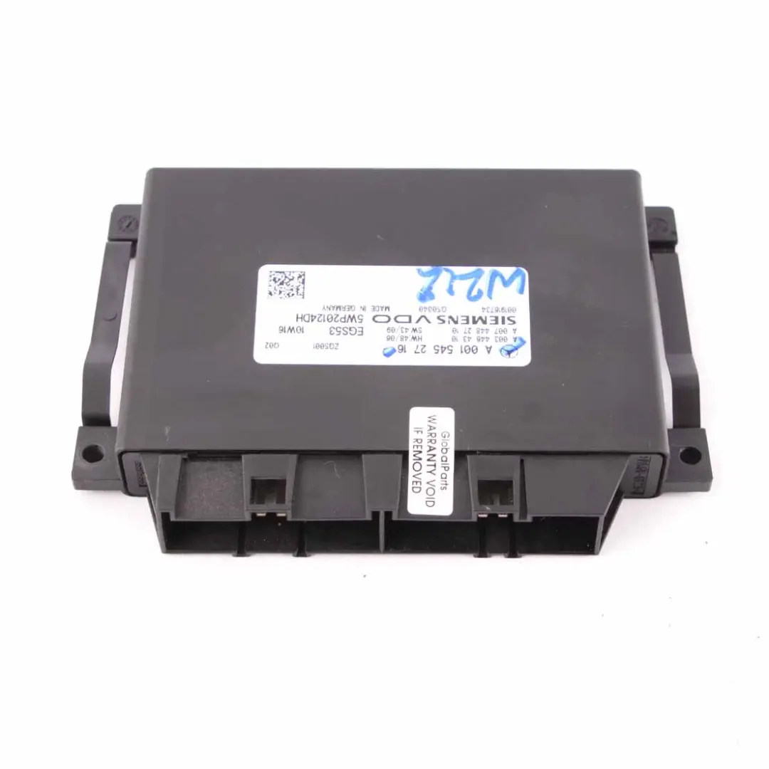 Mercedes W212 VDO Transmission Control Unit Module EGS - SKU A0015452716 - Part number A0015452716