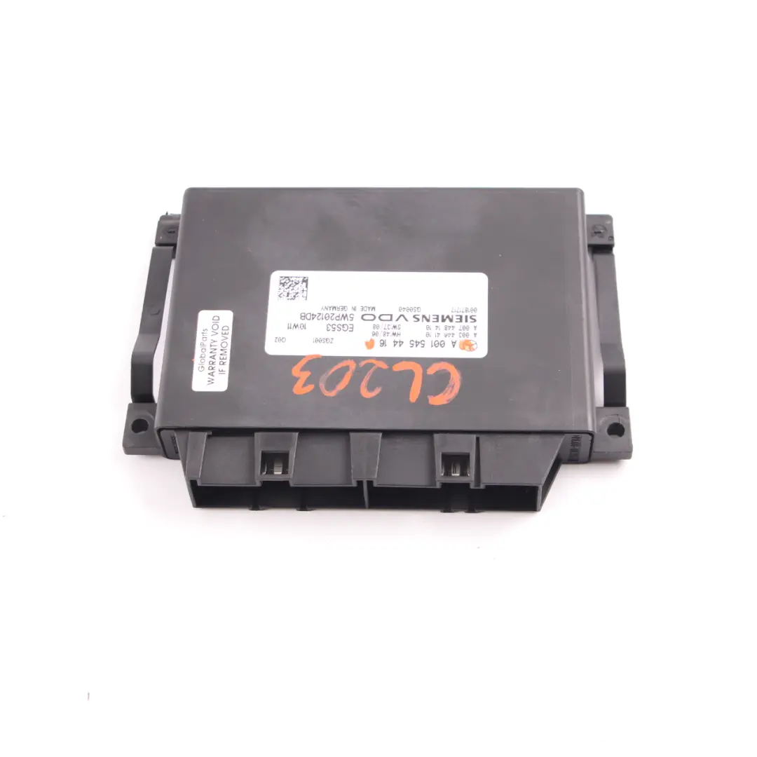 Mercedes CL203 M271 Automatic Gearbox EGS Control Module Unit ECU - SKU A0015454416 - Part number A0015454416
