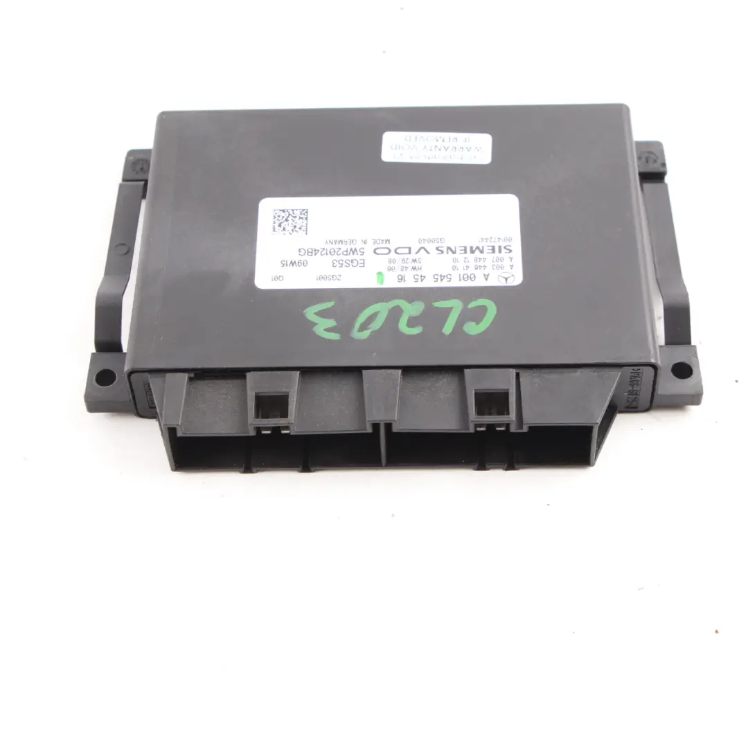 Gearbox Control Unit Module ECU to Mercedes CLC CL203 Automatic with Part number A0015454516 Mercedes CLC CL203 Automatic Gearbox Control Unit Module ECU - SKU A0015454516 - Part number A0015454516