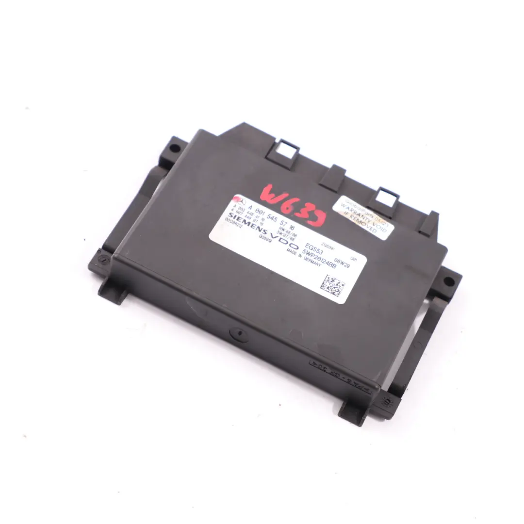 Mercedes Vito W639 Automatic Gearbox EGS Control Unit Module ECU - SKU A0015455716 - Part number A0015455716