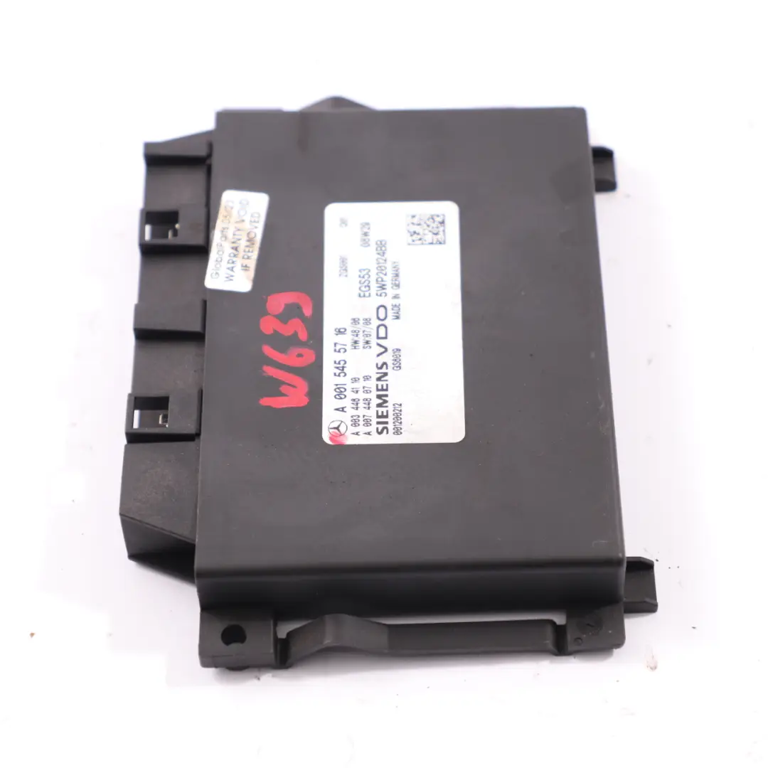 Caja cambios automática EGS Módulo unidad ECU para Mercedes Vito W639 con número de pieza A0015455716 Mercedes Vito W639 Caja cambios automática EGS Módulo unidad ECU - SKU A0015455716 - Número de pieza A0015455716