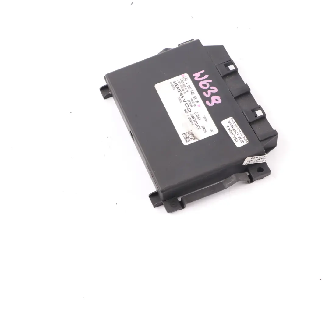 Gearbox Control Module Unit to Mercedes Vito Viano W639 Automatic with Part number A0015455816 Mercedes Vito Viano W639 Automatic Gearbox Control Module Unit - SKU A0015455816 - Part number A0015455816