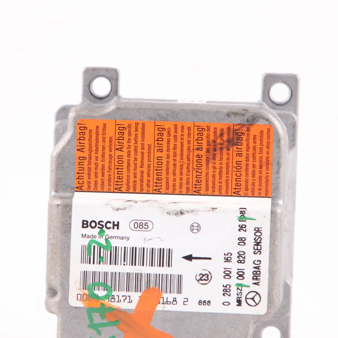 Mercedes SLK R170 W202 W210 Modul Steuergerät SRS Sensor ECU Bosch - SKU A0018200826 - Teilenummer A0018200826