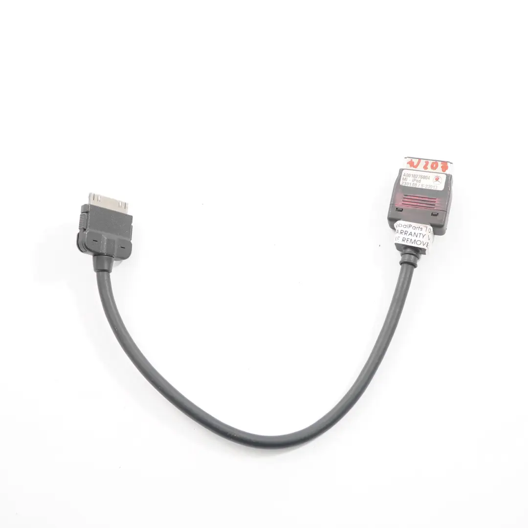 W207 Conexión Cable de interfaz multimedia Cableado iPod para Mercedes con número de pieza A0018276804 Mercedes W207 Conexión Cable de interfaz multimedia Cableado iPod - SKU A0018276804 - Número de pieza A0018276804