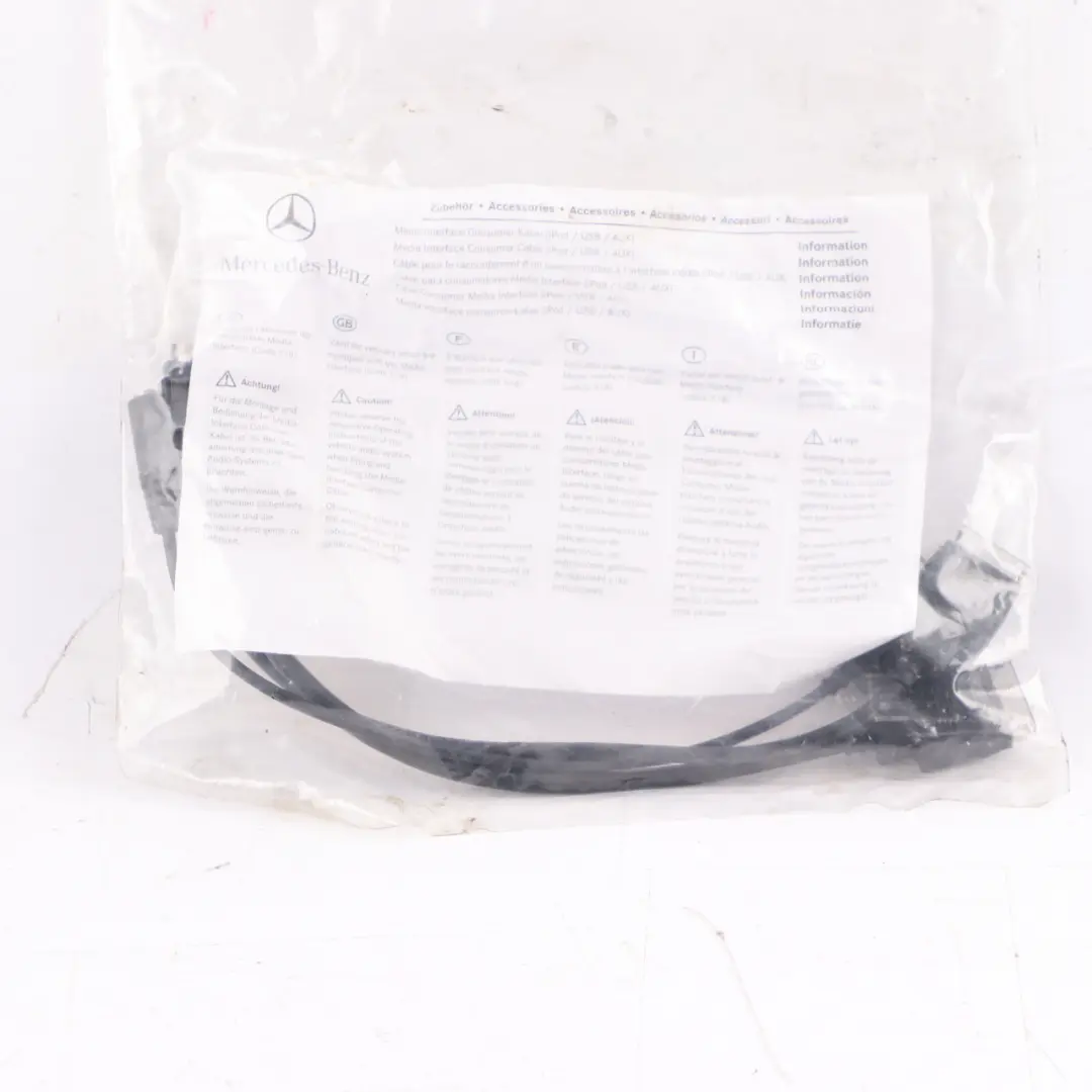 Interface Cable Mercedes W169 W204 USB AUX Audio Iphone Media to with Part number A0018278204 Interface Cable Mercedes W169 W204 USB AUX Audio Iphone Media - SKU A0018278204 - Part number A0018278204