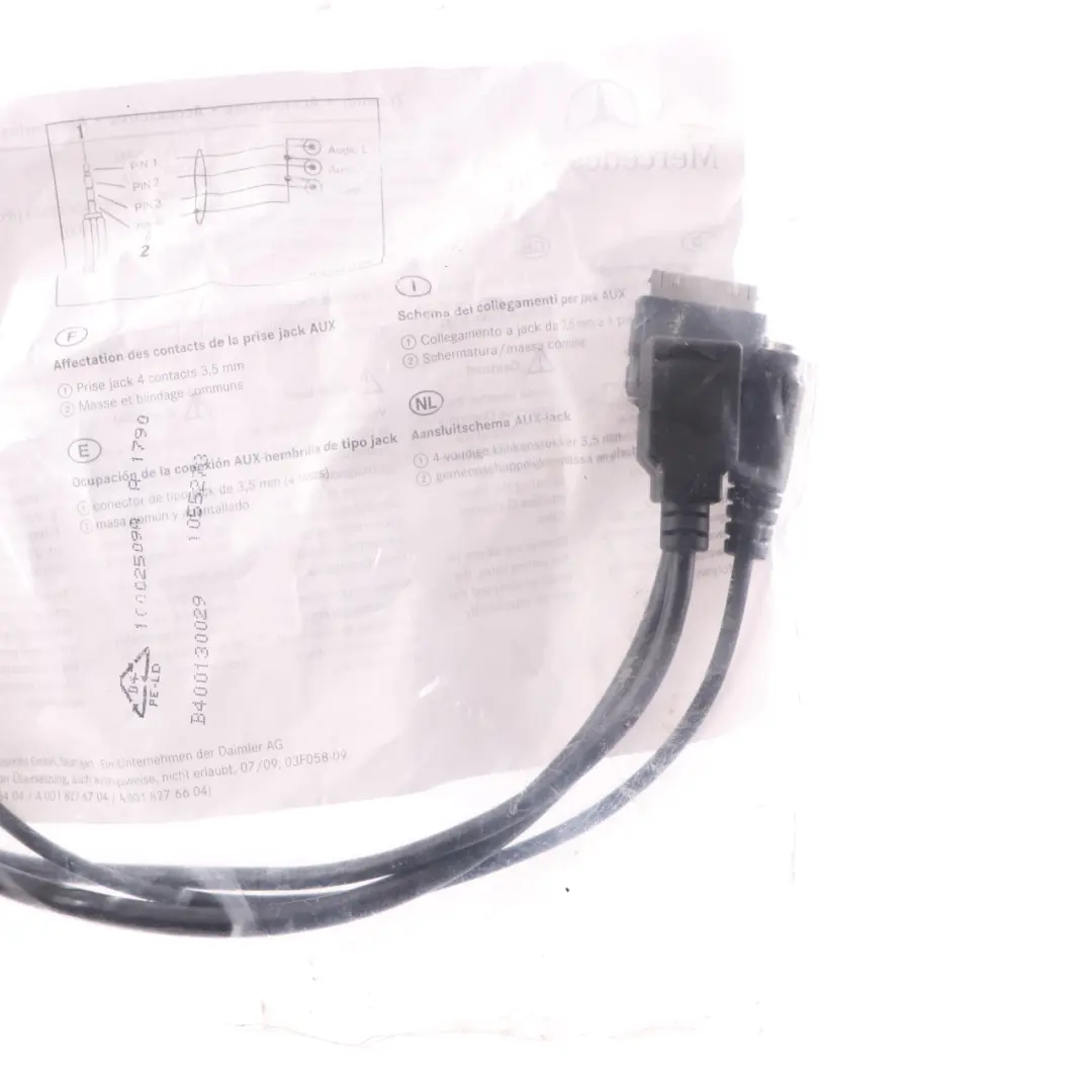 Interface Cable Mercedes W169 W204 USB AUX Audio Iphone Media to with Part number A0018278204 Interface Cable Mercedes W169 W204 USB AUX Audio Iphone Media - SKU A0018278204 - Part number A0018278204