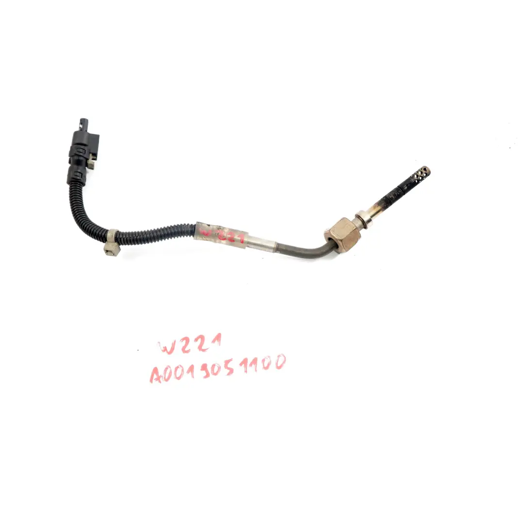 Temperature Sensor Mercedes W221 S350 BlueTec OM642 Exhaust to with Part number A0019051100 Temperature Sensor Mercedes W221 S350 BlueTec OM642 Exhaust - SKU rhd-A0019051100 - Part number A0019051100