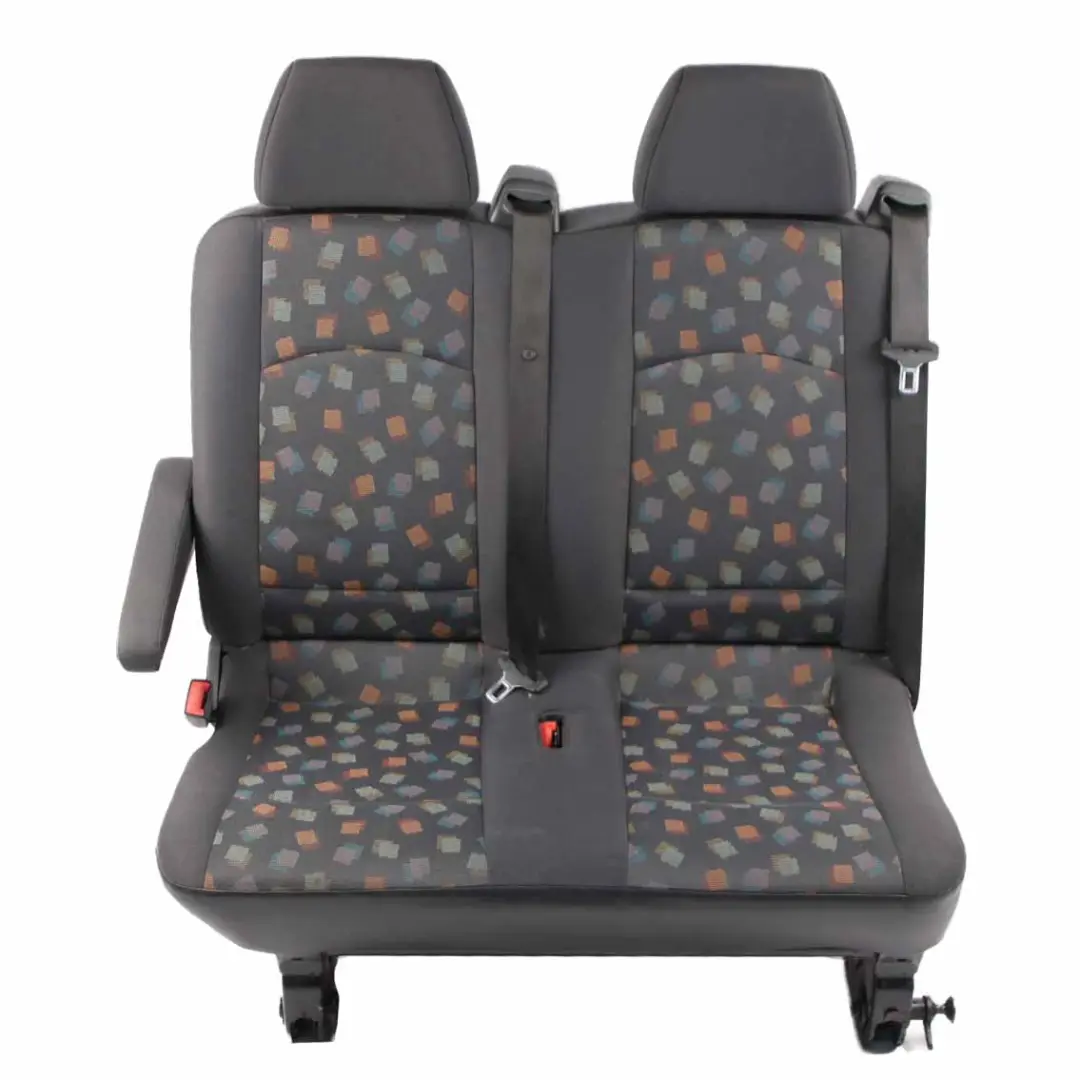 Cloth Fabric Mateo Anthracite to Rear Double Seat Mercedes Vito W639 Passenger Seat with Part number A0019501331 Rear Double Seat Mercedes Vito W639 Passenger Seat Cloth Fabric Mateo Anthracite - SKU A0019501331 - Part number A0019501331
