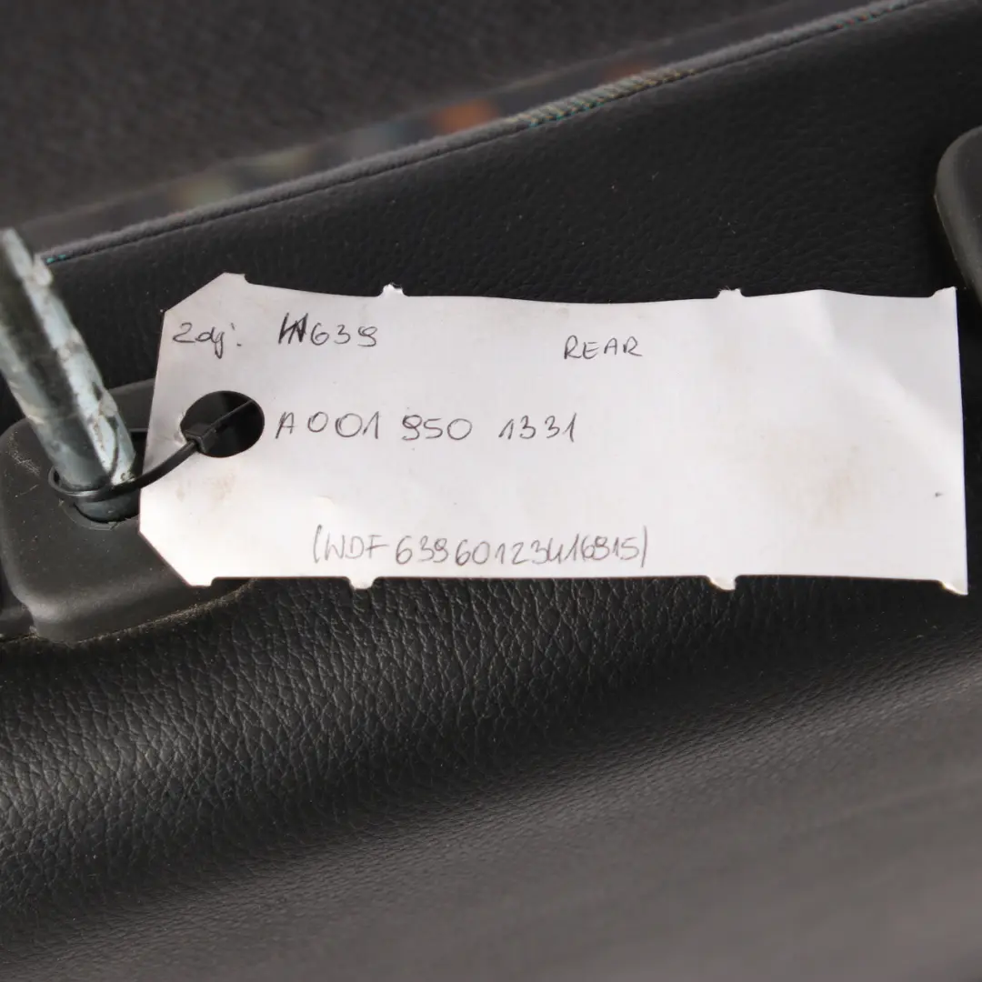 Rear Double Seat Mercedes Vito W639 Passenger Seat Cloth Fabric Mateo Anthracite - SKU A0019501331 - Part number A0019501331