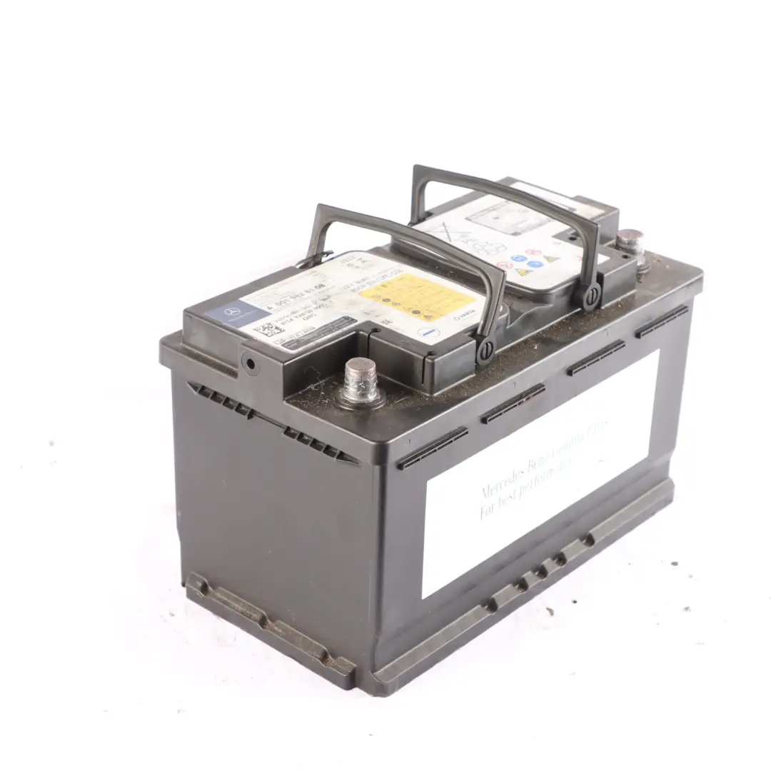AGM Accumulator Battery 80Ah 800A 12V Varta to Mercedes with Part number A0019828108 Mercedes AGM Accumulator Battery 80Ah 800A 12V Varta - SKU A0019828108 - Part number A0019828108