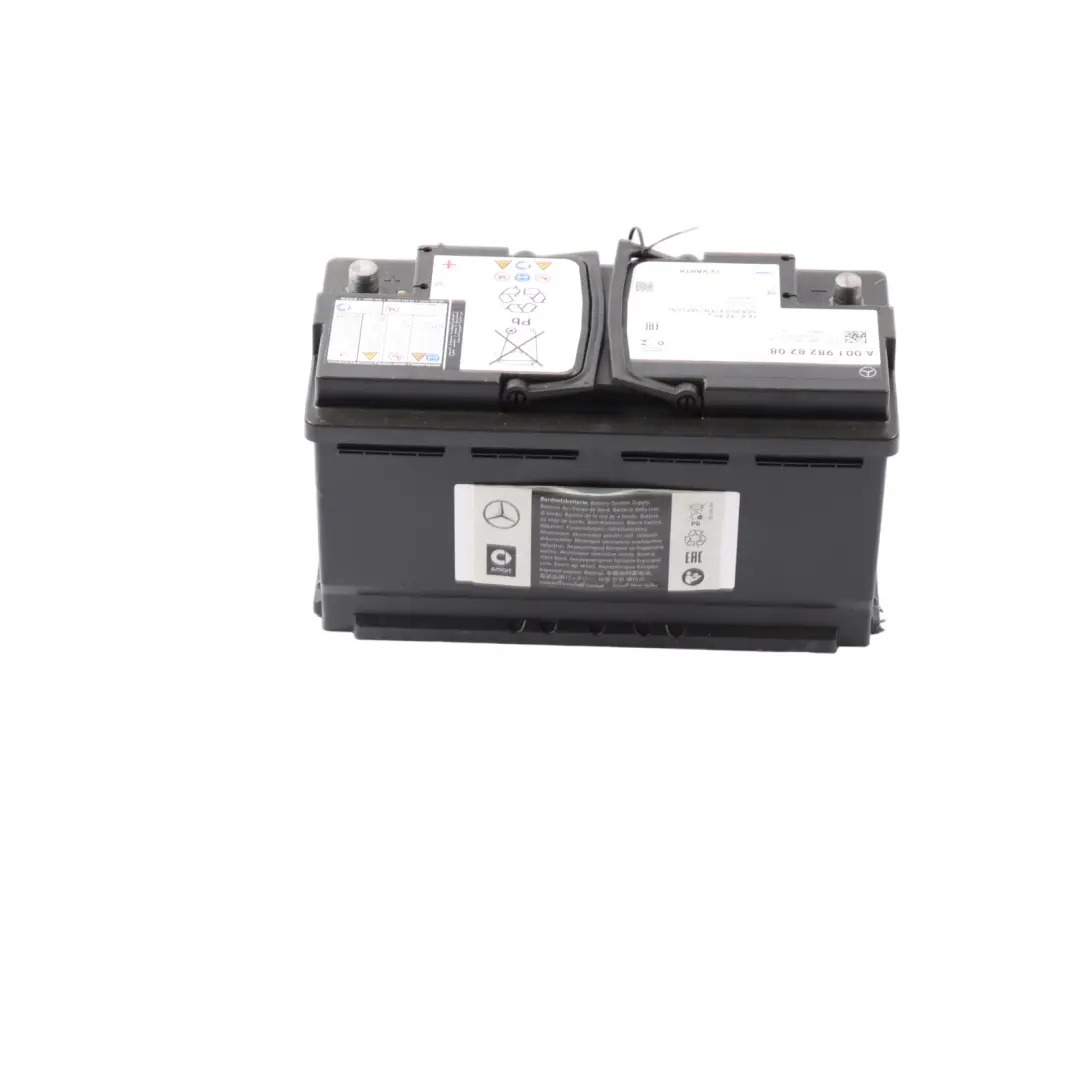 AGM Accumulator Battery 92Ah 850A 12V Varta to Mercedes with Part number A0019828208 Mercedes AGM Accumulator Battery 92Ah 850A 12V Varta - SKU A0019828208 - Part number A0019828208