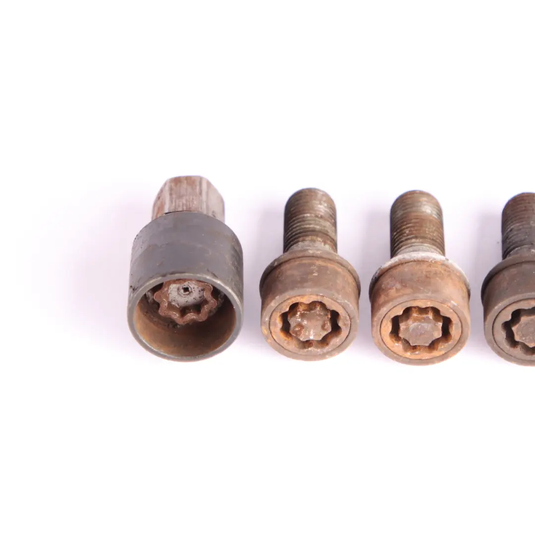 Security Bolts Mercedes W176 W204 W205 Wheel Bolt Rear Front Set to with Part number A0019901607 Security Bolts Mercedes W176 W204 W205 Wheel Bolt Rear Front Set - SKU A0019901607-1 - Part number A0019901607