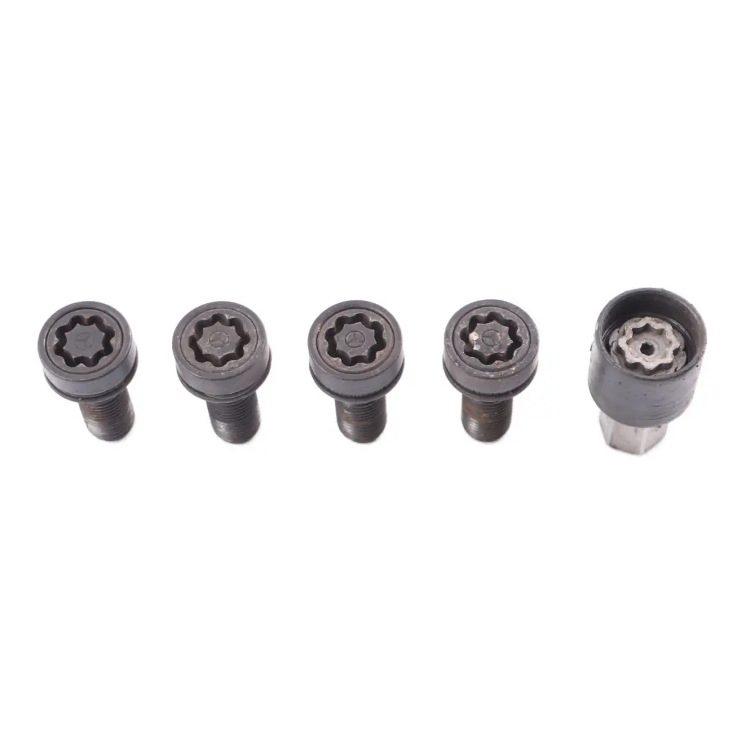  Security Bolts Mercedes W176 W204 W205 Wheel Bolt Rear Front Set - SKU A0019901607-2 - Part number A0019901607
