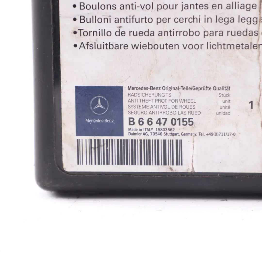 Security Bolts Mercedes W176 W204 W205 Wheel Bolt Rear Front Set to with Part number A0019901607 Security Bolts Mercedes W176 W204 W205 Wheel Bolt Rear Front Set - SKU A0019901607-4 - Part number A0019901607