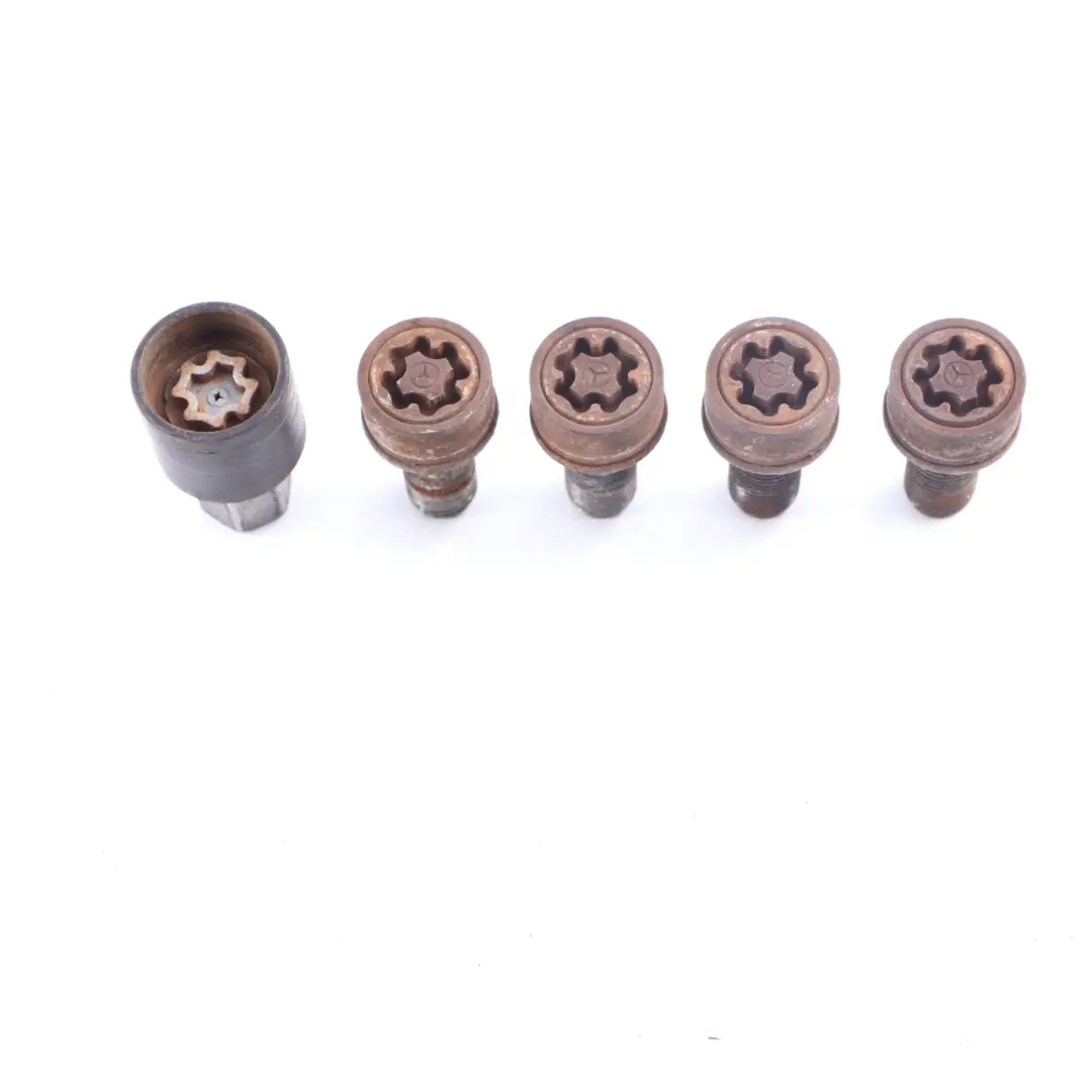 Security Bolts Mercedes W176 W204 W205 Wheel Bolt Rear Front Set to with Part number A0019901607 Security Bolts Mercedes W176 W204 W205 Wheel Bolt Rear Front Set - SKU A0019901607-4 - Part number A0019901607