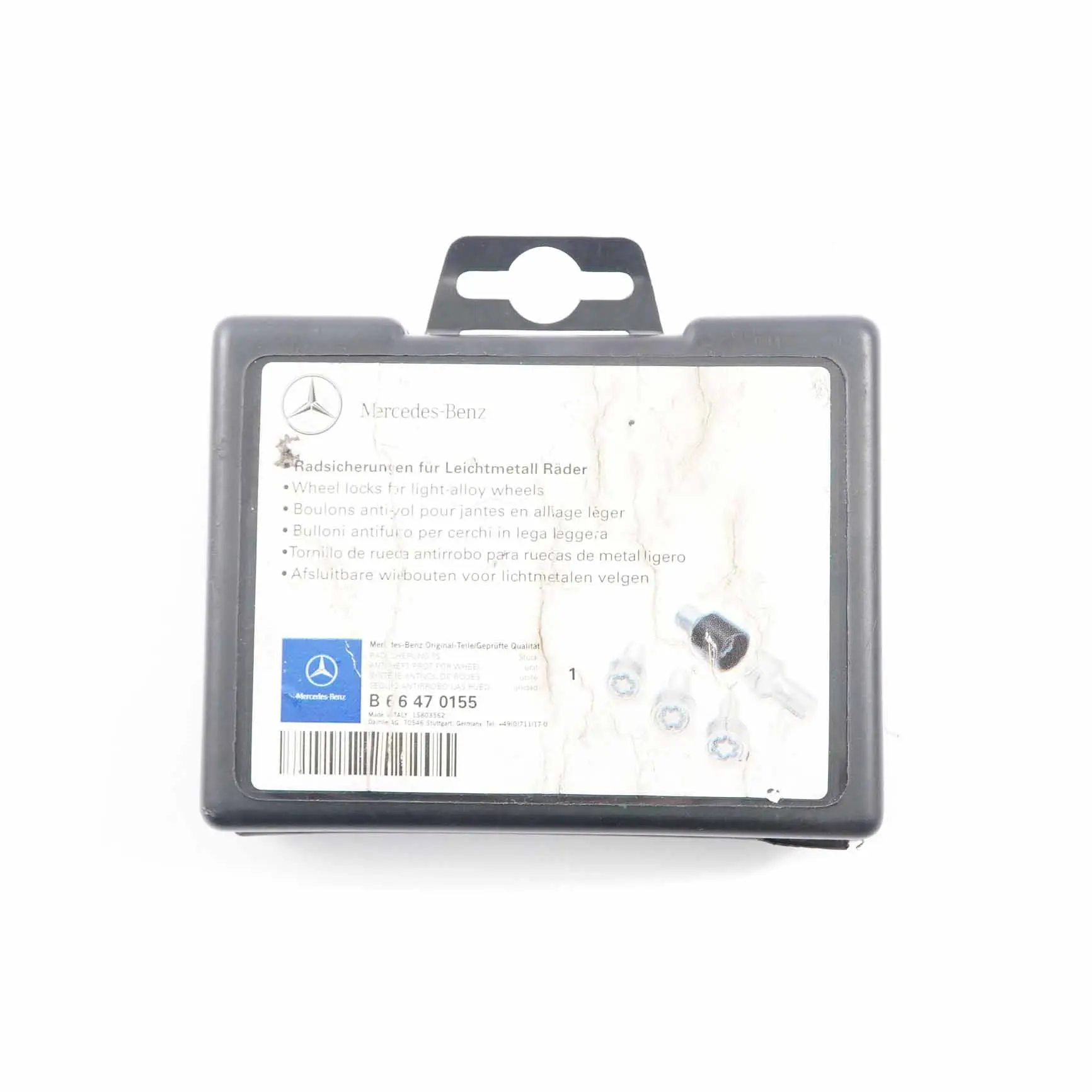 Mercedes W176 W204 W205 W212 Radschrauben Hinten Vorne Box Set A0019901607