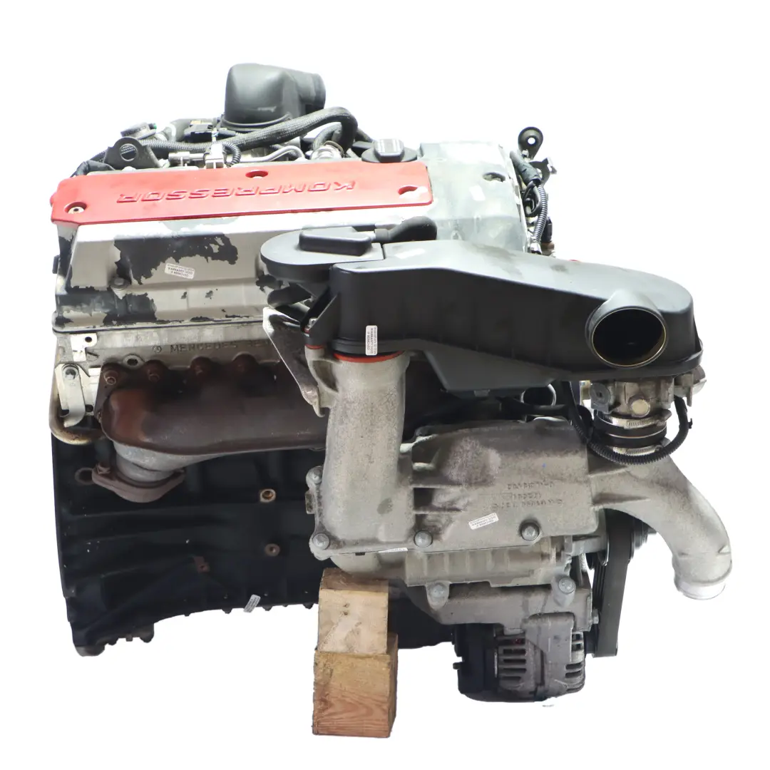 163HP Complete Engine 111957 111.957 79k WARRANTY to Mercedes W210 E 200 Kompressor with Part number A0020100300 Mercedes W210 E 200 Kompressor 163HP Complete Engine 111957 111.957 79k WARRANTY - SKU A0020100300-1 - Part number A0020100300