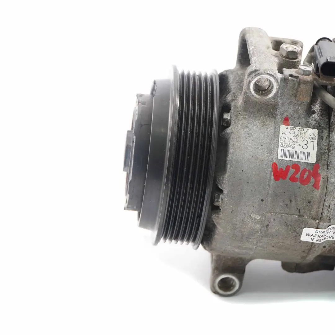 Air Conditioning Compressor Mercedes W204 W212 Air Con A/C Pump - SKU A0022303111 - Part number A0022303111