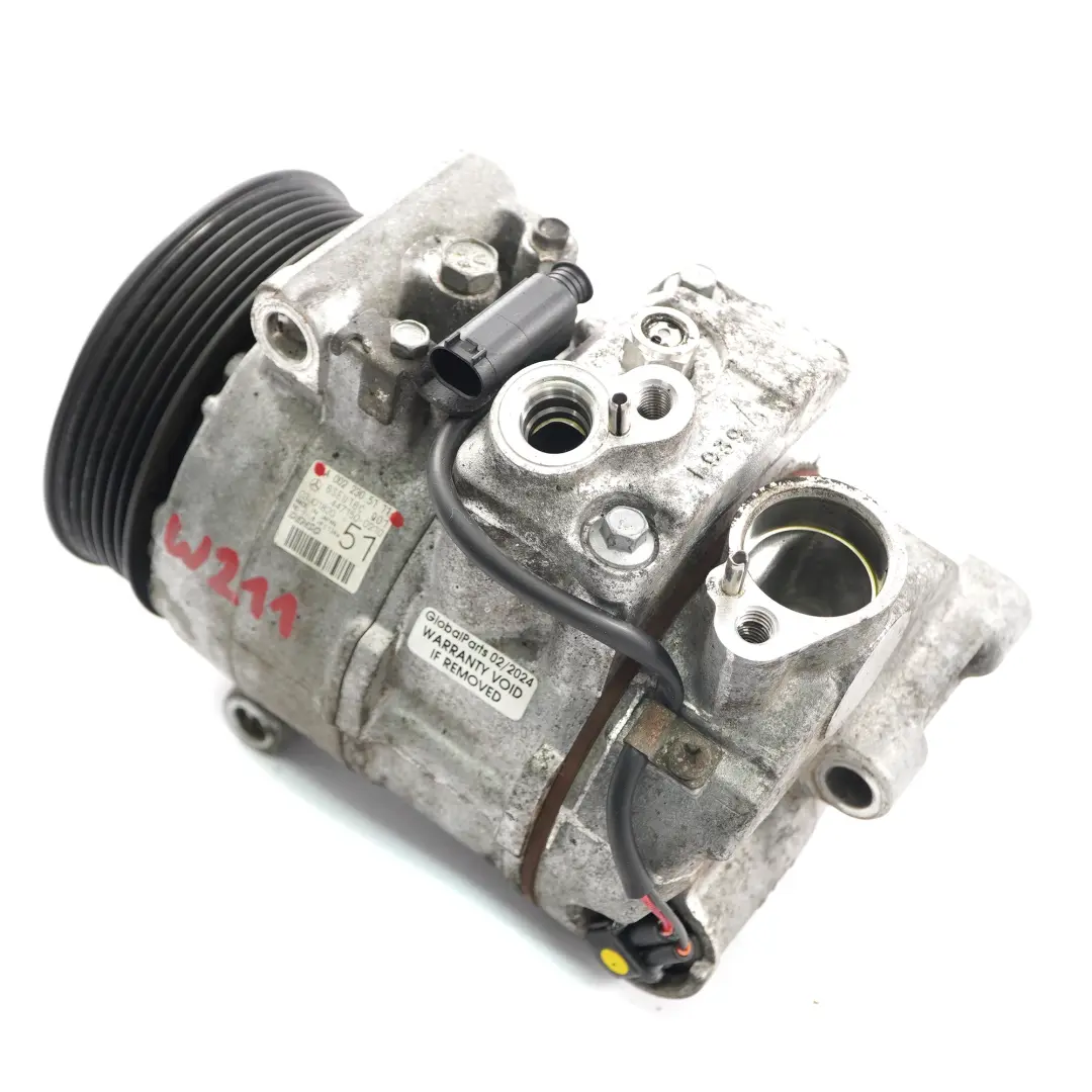 Air Conditioning Compressor Mercedes W211 Diesel OM646 A/C Pump - SKU A0022305111 - Part number A0022305111