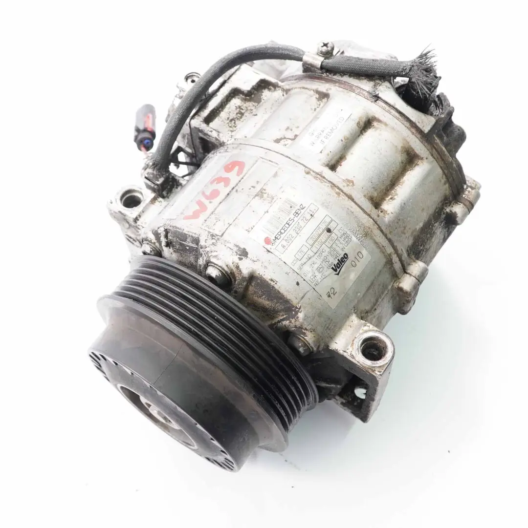  Compresor Aire Acondicionado Mercedes W639 W906 Air Con A/C Pump - SKU A0022307211 - Número de pieza A0022307211