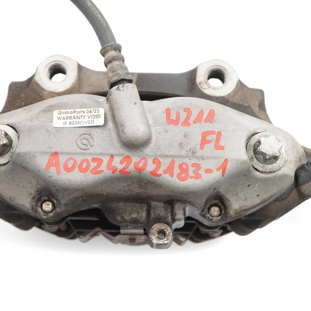 Brake Caliper Front Left N/S Brembo Wheel Brake to Mercedes W211 with Part number A0024202183 Mercedes W211 Brake Caliper Front Left N/S Brembo Wheel Brake - SKU A0024202183-1 - Part number A0024202183