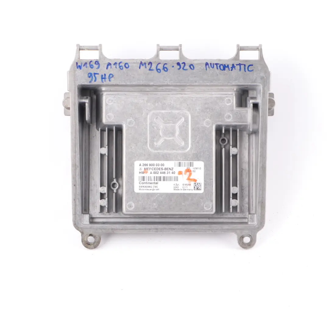 Mercedes W169 A160 M266.920 95HP Engine ECU Kit + 2 Keys + Lock - SKU A0024463140-2 - Part number A0024463140