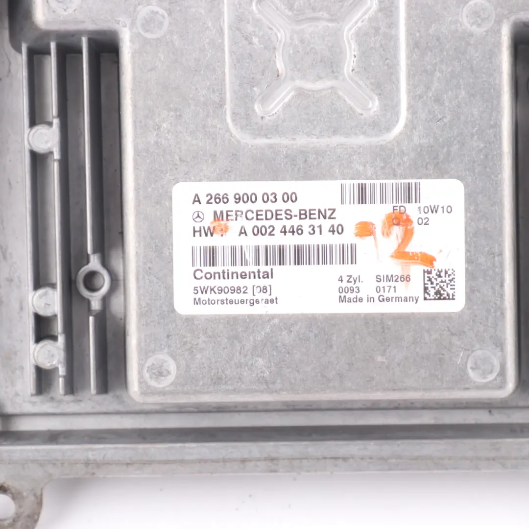 Mercedes W169 A160 M266.920 95HP Engine ECU Kit + 2 Keys + Lock - SKU A0024463140-2 - Part number A0024463140