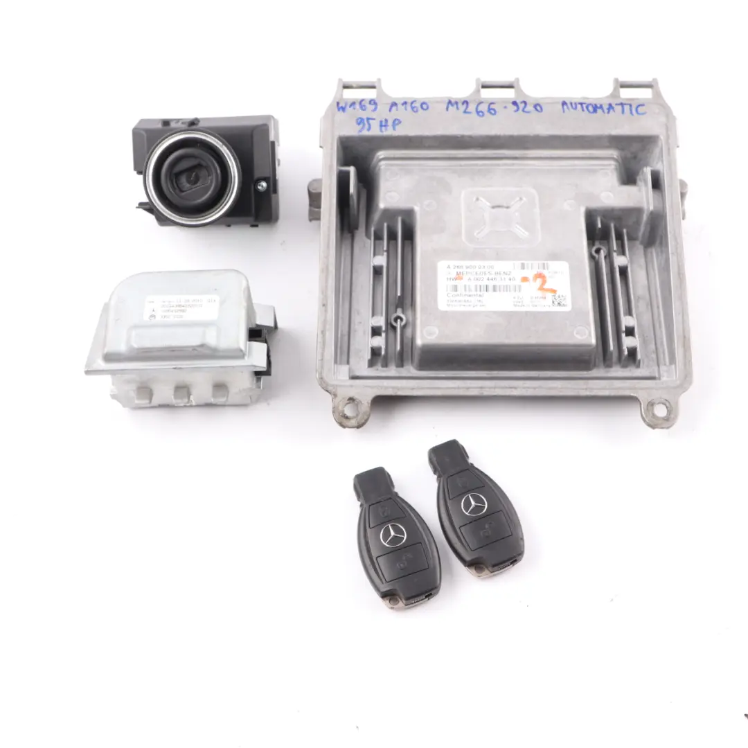 A150 M266.920 95HP Engine Control Unit ECU Automatic to Mercedes W169 with Part number A0024463140 Mercedes W169 A150 M266.920 95HP Engine Control Unit ECU Automatic - SKU A0024463140 - Part number A0024463140