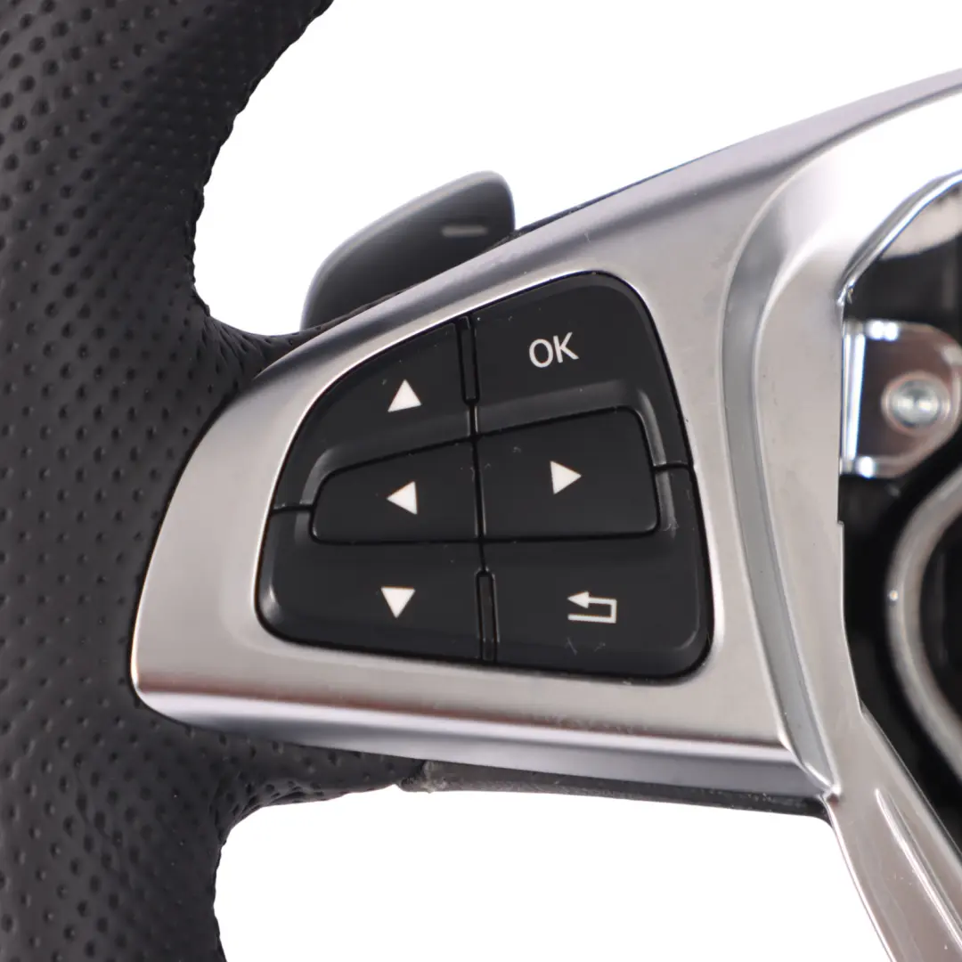 W292 NUEVO Volante de Cuero Negro para Mercedes GLE W166 C292 con número de pieza A0024602203 Mercedes GLE W166 C292 W292 NUEVO Volante de Cuero Negro - SKU A0024602203-1 - Número de pieza A0024602203