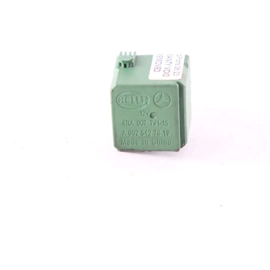 Mercedes-Benz SLS ML G C197 W164 W463 Relay Fuse 5-Pin Green Hella to with Part number A0025427619 Mercedes-Benz SLS ML G C197 W164 W463 Relay Fuse 5-Pin Green Hella - SKU A0025427619 - Part number A0025427619