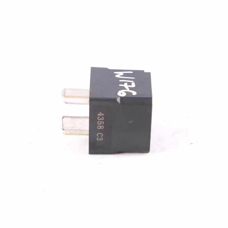 Relay Mercedes W176 W246 4-Pin Black Hella 12V - SKU A0025428019 - Part number A0025428019