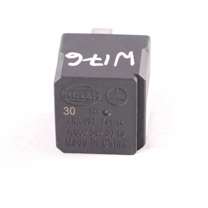 Relé Mercedes W176 W246 4 polos Negro Hella 12V A0025428019