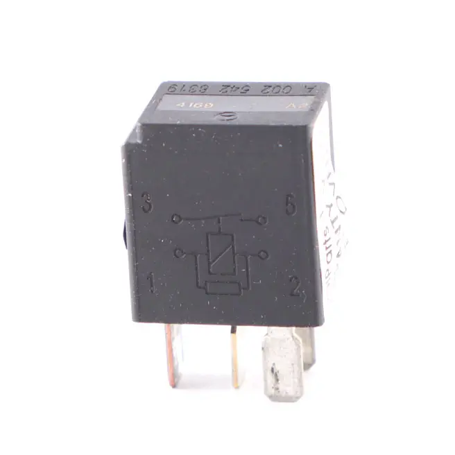 Mercedes W176 W204 C207 W212 C218 W246 Relay 4-Pin Black Hella 12V - SKU A0025428319 - Part number A0025428319