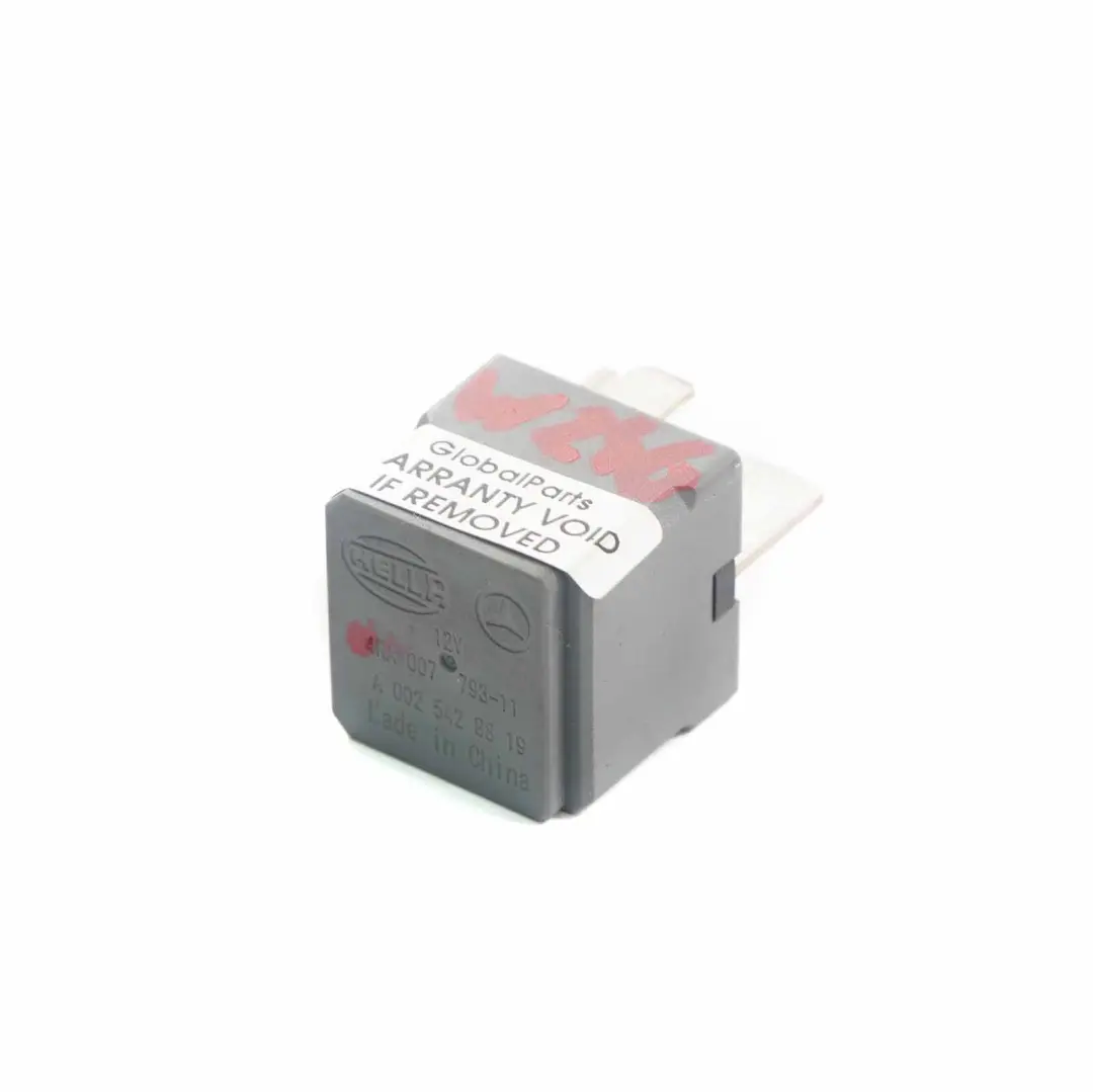 Mercedes W176 W246 Relé Corriente 4 Pin 12V Hella - SKU A0025428819 - Número de pieza A0025428819