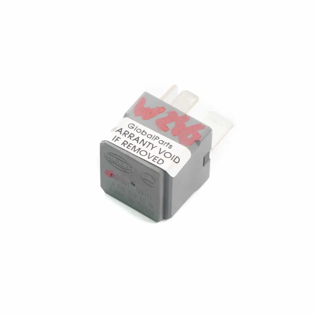 Mercedes W176 W246 Stromrelais 4 Pin 12V Hella - SKU A0025428819 - Teilenummer A0025428819