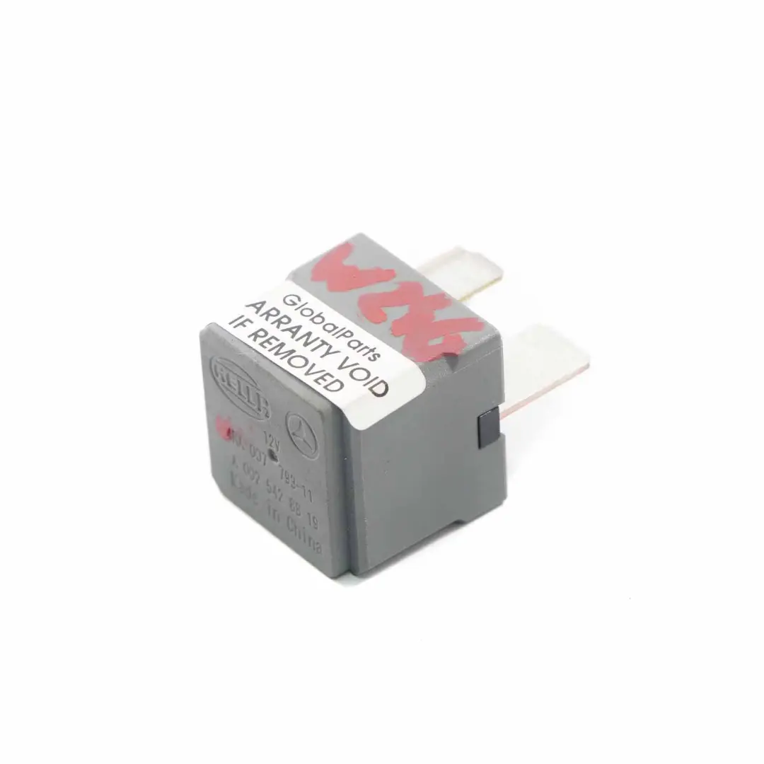 Mercedes W176 W246 Stromrelais 4 Pin 12V Hella - SKU A0025428819 - Teilenummer A0025428819