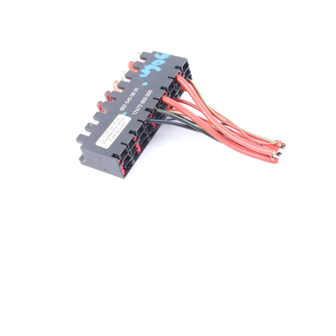 Fuse Holder Mercedes W169 W245 W906 Electrical Fuse Box Bracket to with Part number A0025450801 Fuse Holder Mercedes W169 W245 W906 Electrical Fuse Box Bracket - SKU A0025450801 - Part number A0025450801