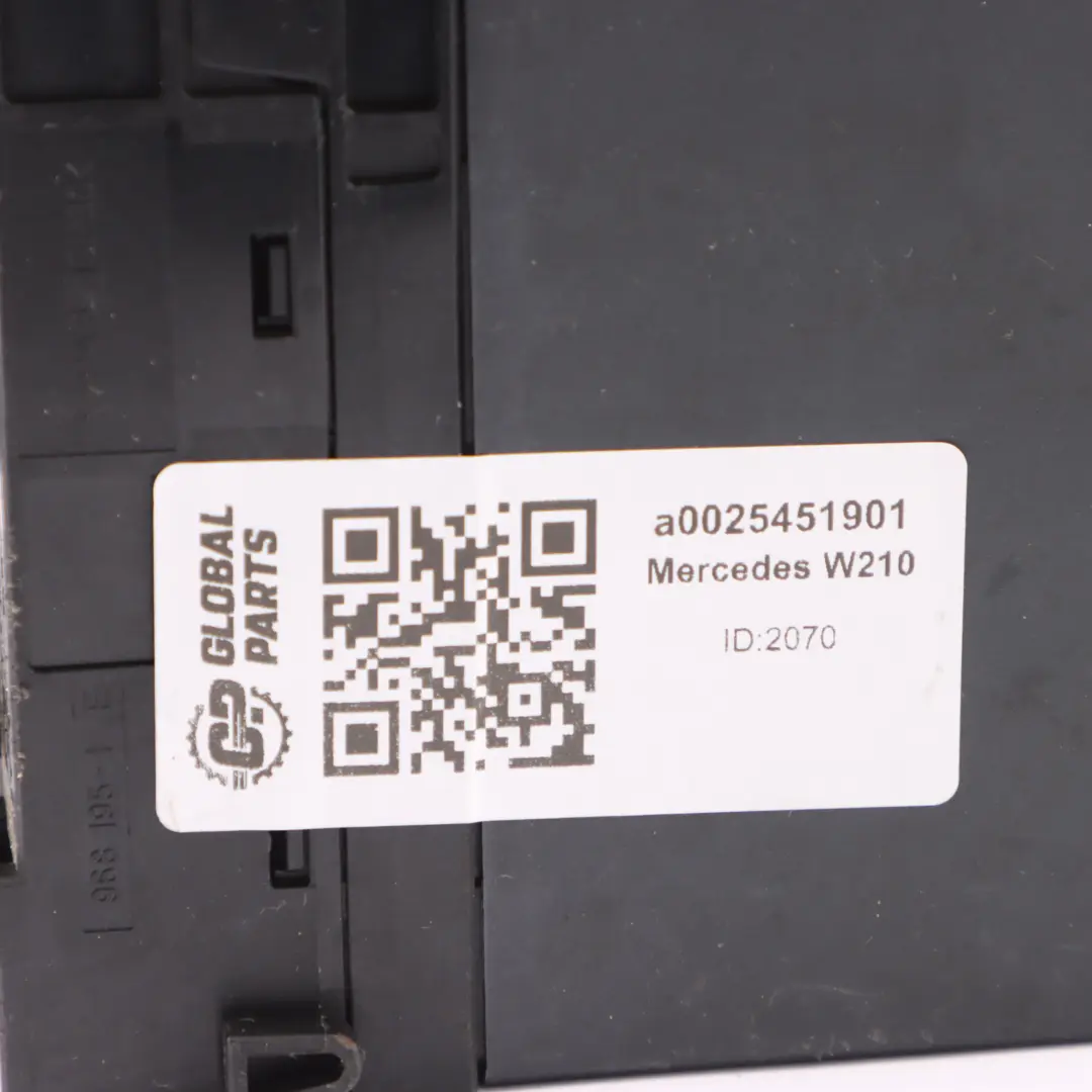 scatola dei fusibili Sam modulo di controllo unità per Mercedes W210 con numero di parte A0025451901 Mercedes W210 scatola dei fusibili Sam modulo di controllo unità - SKU A0025451901 - Numero di parte A0025451901
