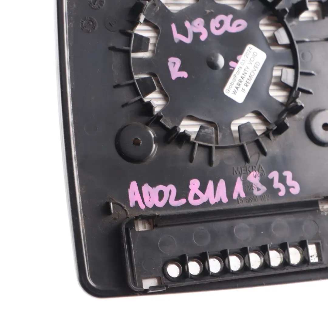 Upper Wing Mirror Glass Door Right O/S to Mercedes Sprinter W906 with Part number A0028115333 Mercedes Sprinter W906 Upper Wing Mirror Glass Door Right O/S - SKU A0028111833 - Part number A0028115333