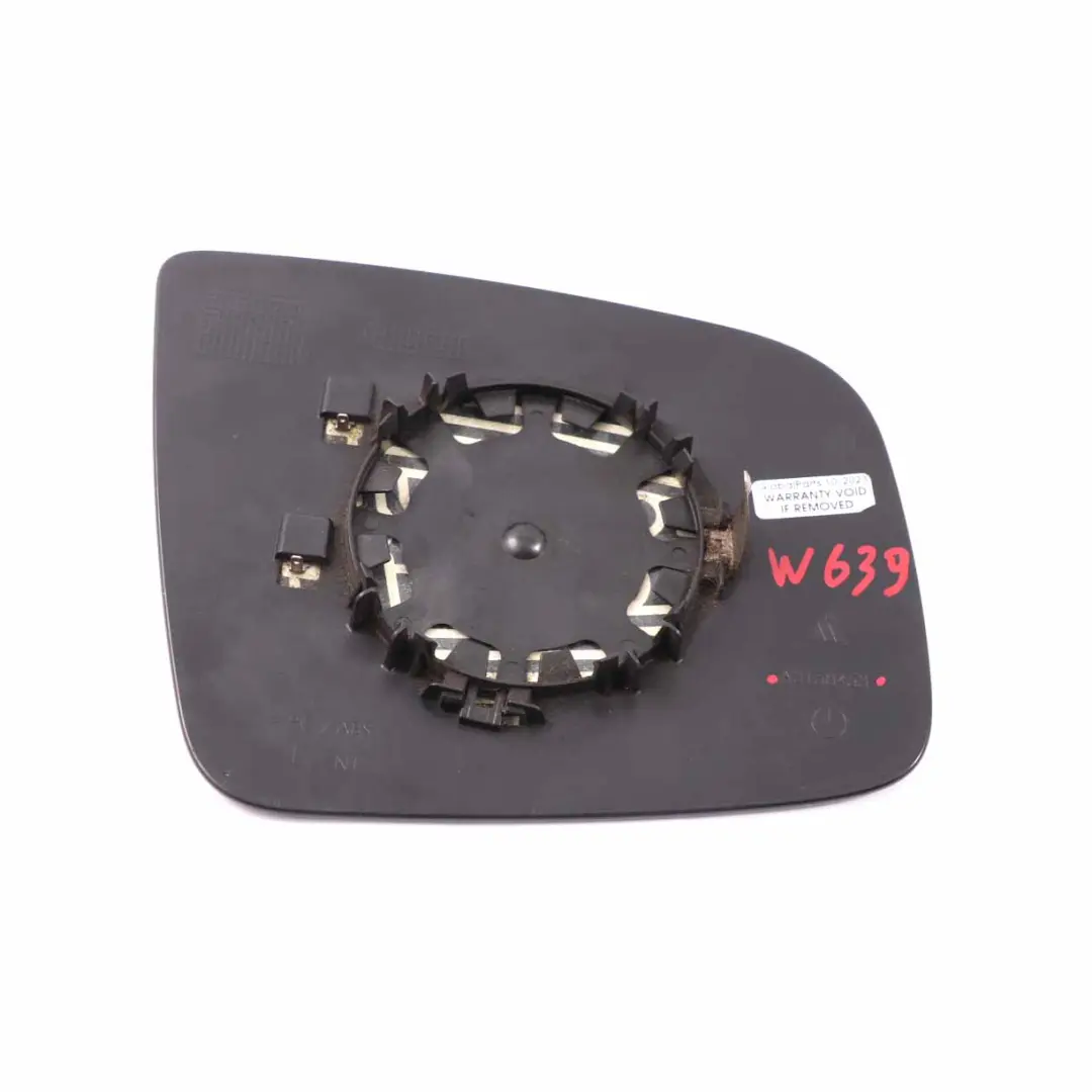 Wing Mirror Glass Left N/S Heated Outside to Mercedes Vito W639 with Part number A0028114133 Mercedes Vito W639 Wing Mirror Glass Left N/S Heated Outside - SKU A0028114133 - Part number A0028114133