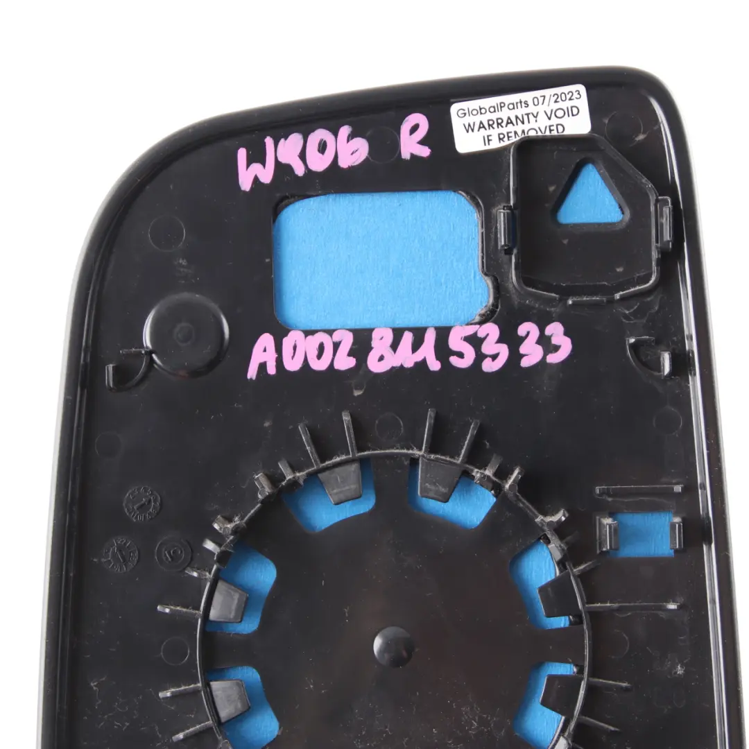 Mercedes W906 Specchio Retrovisore Superiore Vetro Porta Destra - SKU A0028115333 - Numero di parte A0028115333