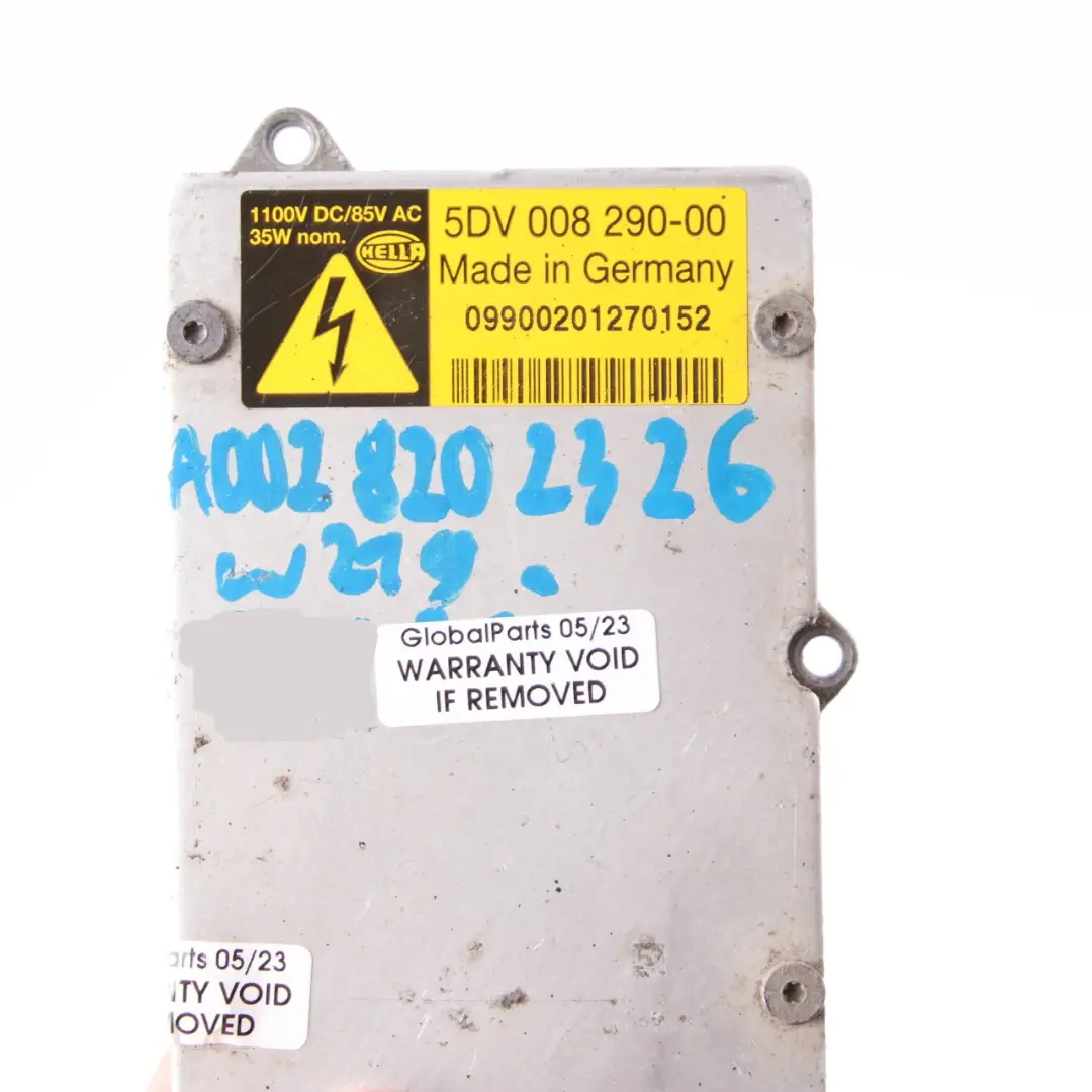 W219 Module Phare Xenon 5DV008290 pour Mercedes W211 à propos du numéro de pièce A0028202326 Mercedes W211 W219 Module Phare Xenon 5DV008290 - SKU A0028202326 - Numéro de pièce A0028202326