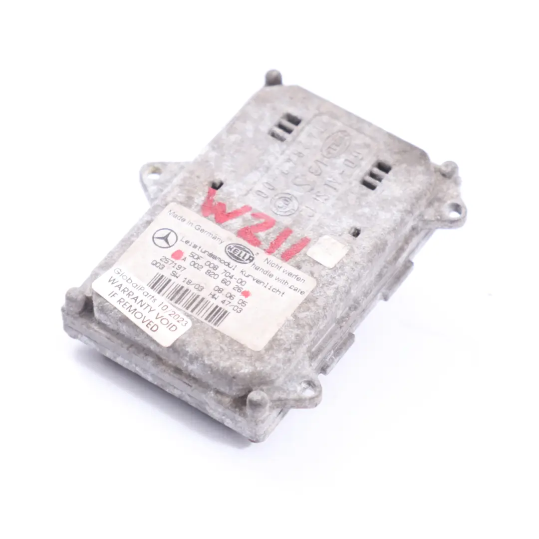 Módulo de faro delantero Mercedes W209 W211 control balasto xenón para con número de pieza A0028206026 Módulo de faro delantero Mercedes W209 W211 control balasto xenón - SKU A0028206026 - Número de pieza A0028206026
