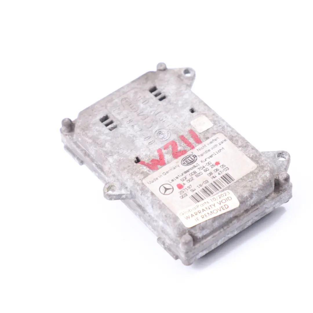  Headlight Module Mercedes W164 W209 W211 Xenon Ballast Control Unit - SKU A0028206026 - Part number A0028206026