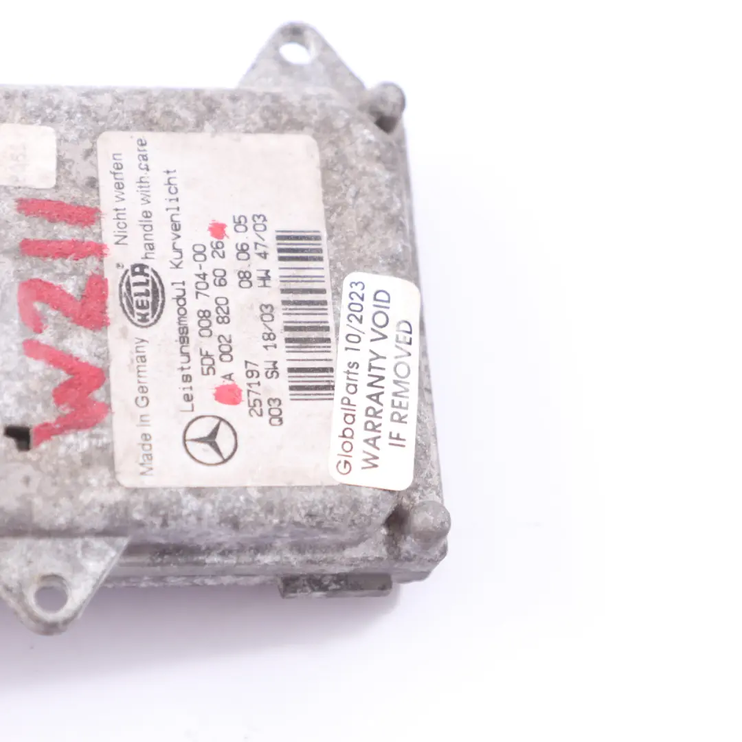 Modulo fari Mercedes W164 W209 W211 Unità di controllo ballast Xenon per con numero di parte A0028206026 Modulo fari Mercedes W164 W209 W211 Unità di controllo ballast Xenon - SKU A0028206026 - Numero di parte A0028206026